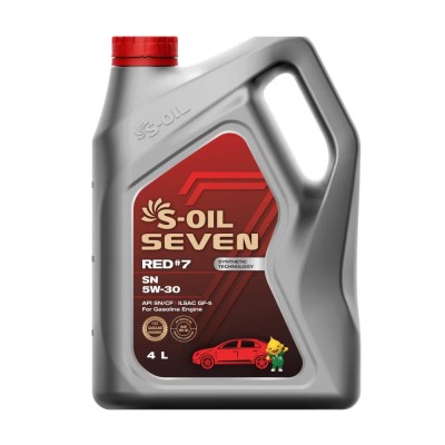 S-OIL 7 RED #7 5W-30 SN 4л S-OIL 7 RED #7 5W-30 SN 4л