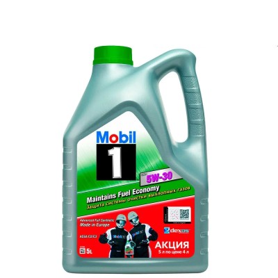 Mobil 1 ESP 5W-30 SN/CF Акция 5л по цене 4л
