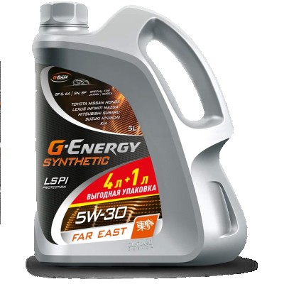 G-Energy Synthetic Far East 5W-30 (АКЦИЯ 5л по цене 4л)