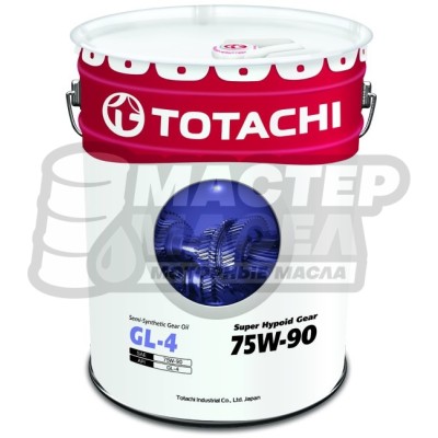 TOTACHI Super Hypoid Gear 75W-90 GL-4 (полусинтетическое) 20л