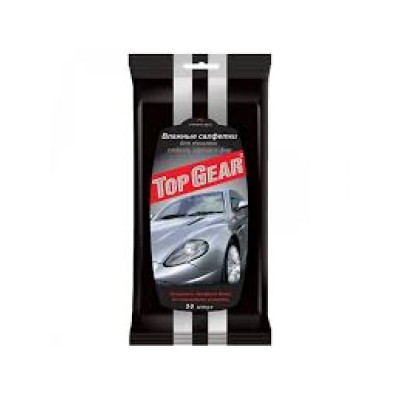 TOP GEAR Влажные салфетки для стекол 30шт