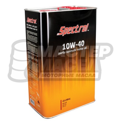 Spectrol Global 10W-40 (частичносинтетическое) 4л