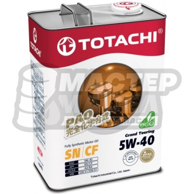 TOTACHI Grand Touring 5W-40 SN/CF (синтетическое) 4л