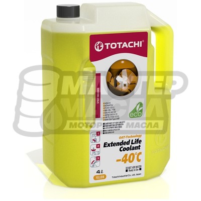 TOTACHI Extended Life Coolant -40*C Yellow 4л
