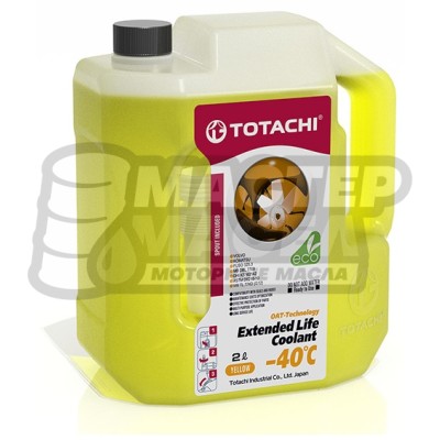 TOTACHI Extended Life Coolant -40*C Yellow 2л