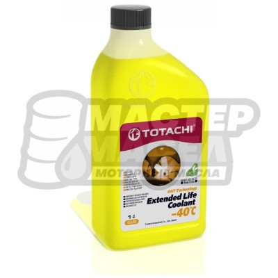 TOTACHI Extended Life Coolant -40*C Yellow 1л
