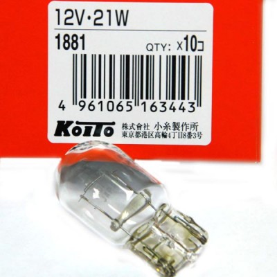 KOITO 12v (без цоколя, одноконтактные) 1881