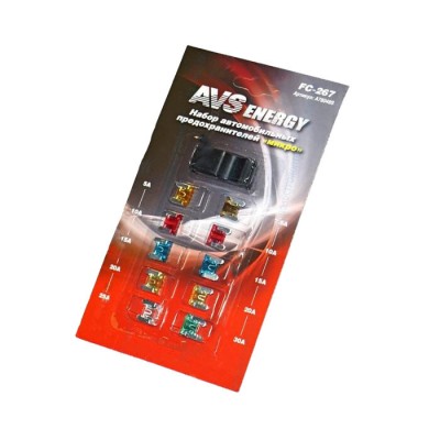 Предохранители (набор) AVS FC-267 "микро"