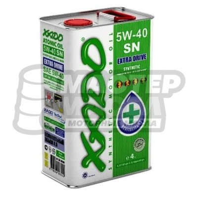 XADO Extra Drive 5W-40 SN (синтетическое) 4л