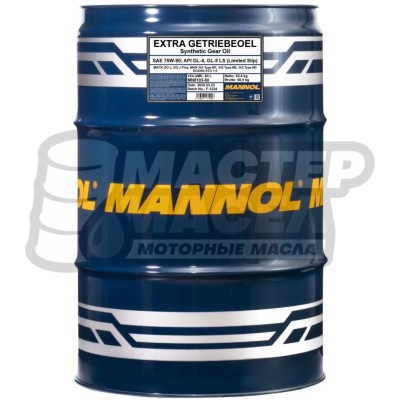 MANNOL Extra Getriebeoel 75W-90 GL-4/GL-5 (синтетическое) 60л на розлив