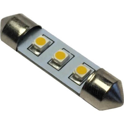 GG 12v C5W 1128 3SMD3020 (плафон 28мм, диод белый)
