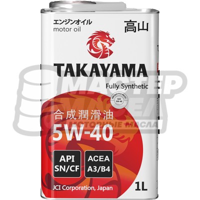 TAKAYAMA Adaptec 5W-40 SN/CF (металлическая упаковка) 1л