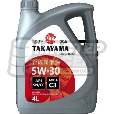 TAKAYAMA 5W-30 SN (пластиковая упаковка) 4л
