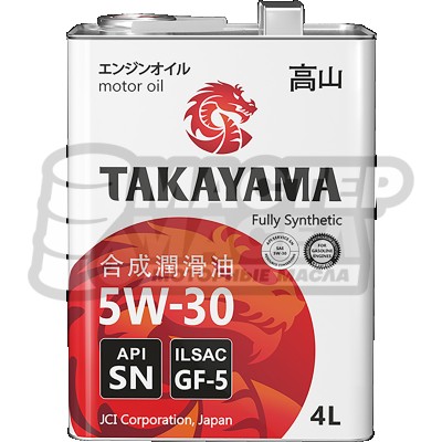 TAKAYAMA Adaptec 5W-30 SN/GF-5 (металлическая упаковка) 4л
