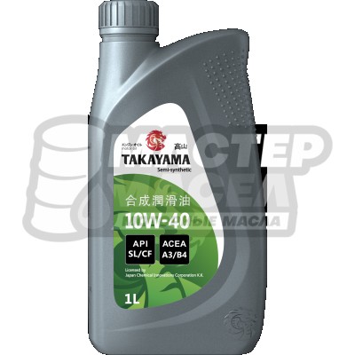 TAKAYAMA 10W-40 SL (полусинтетическое) (пластиковая упаковка) 1л
