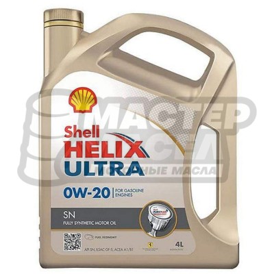Shell Helix Ultra 0W-20 SN 4л