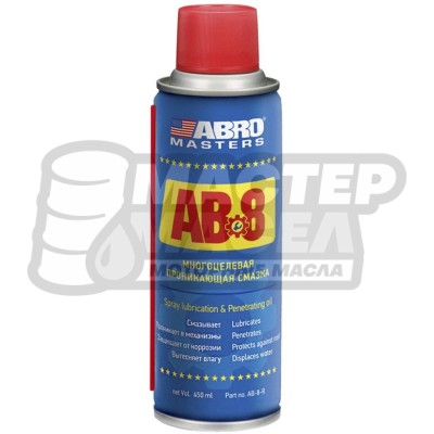 ABRO Проникающая смазка WD-40 450мл