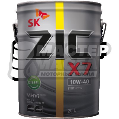 ZIC X7 Diesel 10W-40 CI-4/SL 20л