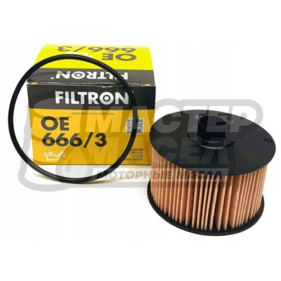 Фильтр масляный Filtron OE666/3 (Renault) (аналог HU10002Z)