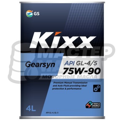KIXX Gearsyn 75W-90 GL-4/5 4л
