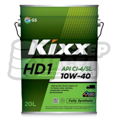 KIXX HD1 10W-40 СI-4/SL 20л