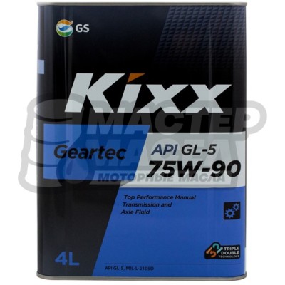 KIXX Geartec 75W-90 GL-5 4л