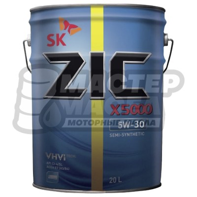 ZIC X5000 Diesel 5W-30 CI-4 20л