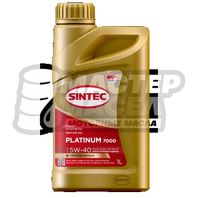 SINTEC Platinum 7000 5W-40 SN/CF 1л