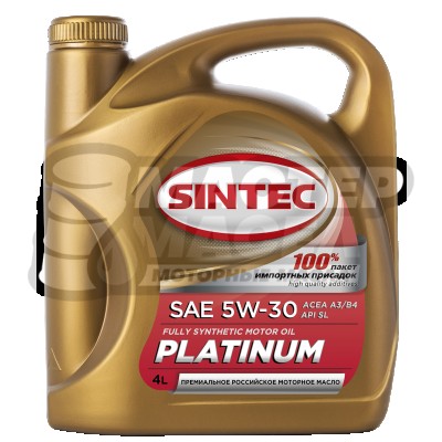 SINTEC Platinum 5W-30 SL/CF 4л