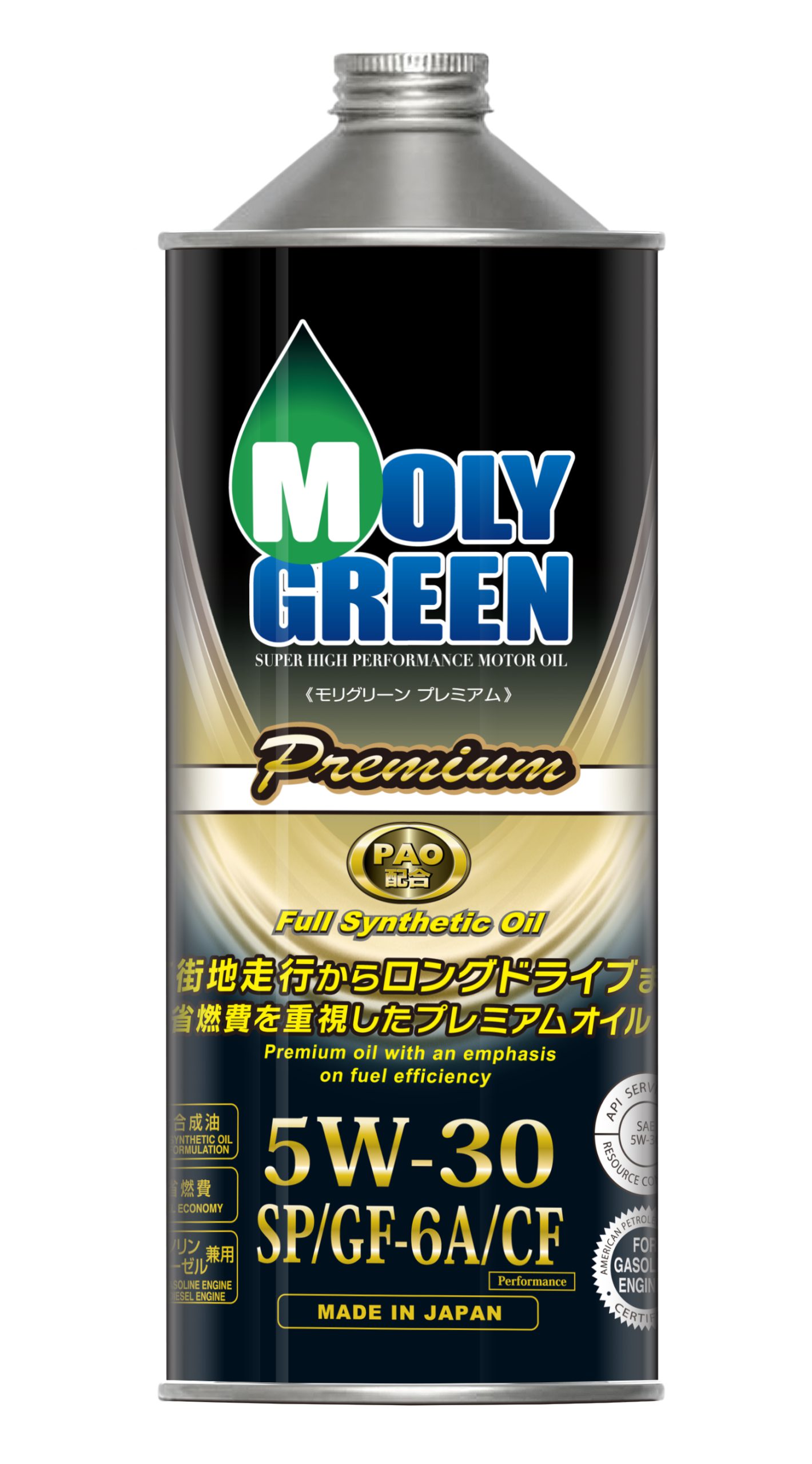 MolyGreen Premium 5W-30 SP/GF-6A 1л MolyGreen Premium 5W-30 SP/GF-6A 1л