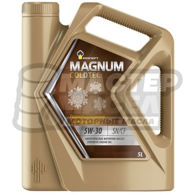 Rosneft Magnum Coldtec 5W-30 SN/CF (синтетическое) 5л