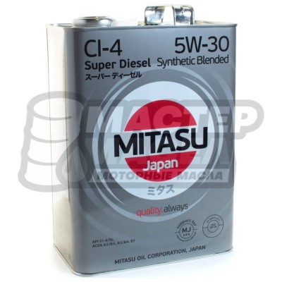 Mitasu Super Diesel 5W-30 CI-4 4л