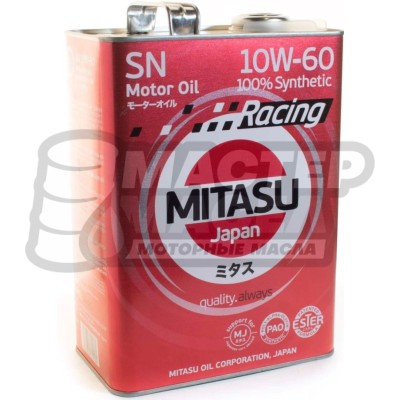 Mitasu Racing Motor Oil 10W-60 SN 4л