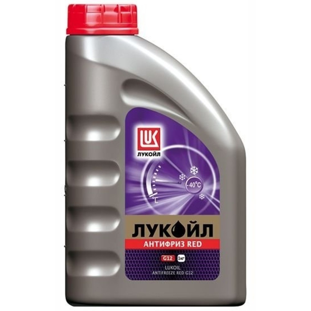 Жидкость охлаждающаянизкозамерзающая ЛУКОЙЛ АНТИФРИЗG12 RED, канистра (10 КГ)
