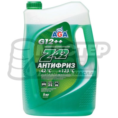 Антифриз AGA-Z42 зелёный 5кг.