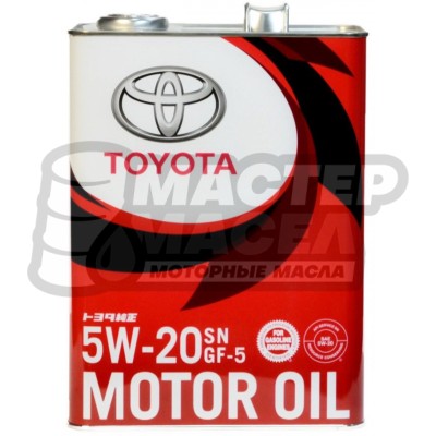 Toyota Motor Oil 5W-20 SN 4л