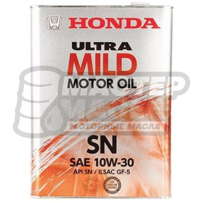 Honda Ultra Mild 10W-30 SN 4л