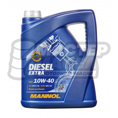 MANNOL Diesel Extra 10W-40 CH-4/SL (полусинтетическое) 5л