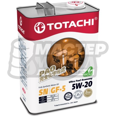 TOTACHI Ultra Fuel 5W-20 SN (синтетическое) 4л