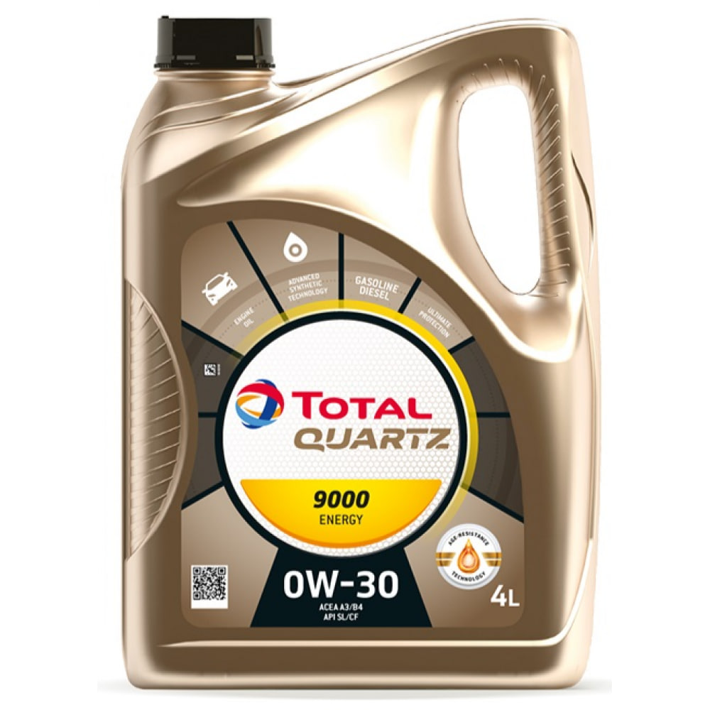 Total Quartz 9000 Energy 0W-30 SL/CF 4л