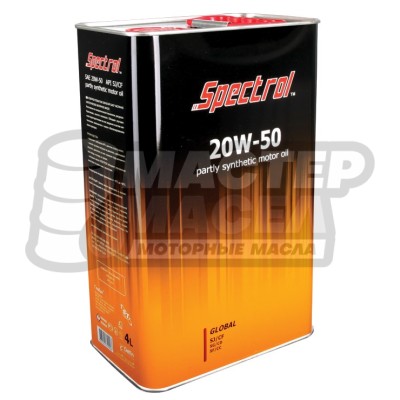 Spectrol Global 20W-50 (частичносинтетическое) 4л