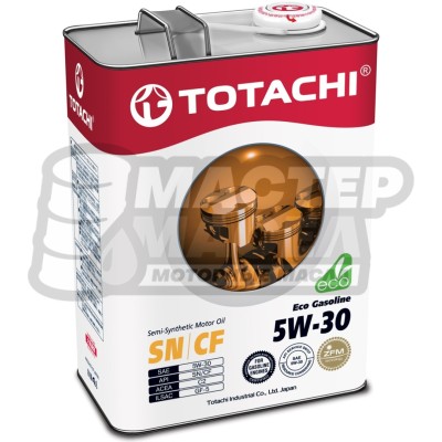 TOTACHI Eco Gasoline 5W-30 SN/CF (полусинтетическое) 4л