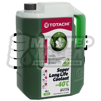TOTACHI Super Long Life Coolant -40*C Green 4л