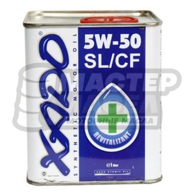 XADO Atomic Oil 5W-50 SL/CF (синтетическое) 1л