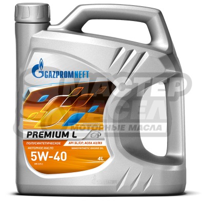 Gazpromneft Premium L 5W-40 SL 4л