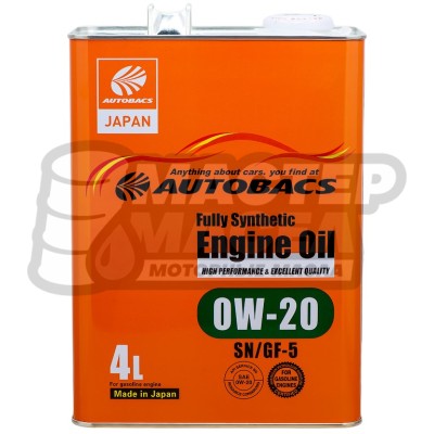 Autobacs Engine Oil FS 0W-20 SP/GF-6A 4л (Япония)