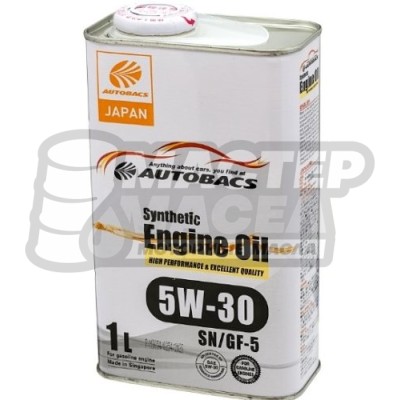 Autobacs Engine Oil Synthetic 5W-30 SP/GF-6A 1л (Сингапур)