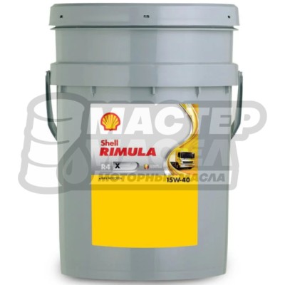 Shell Rimula R4X 15W-40 CI-4 20л