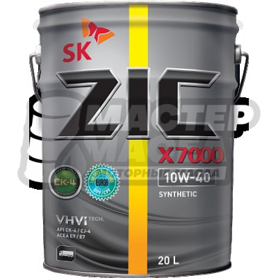 ZIC X7000 10W-40 CK-4 20л