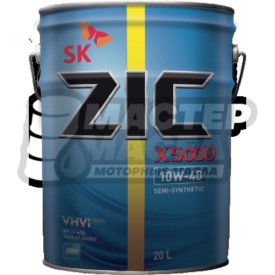 ZIC X5000 10W-40 CI-4/SL 20л